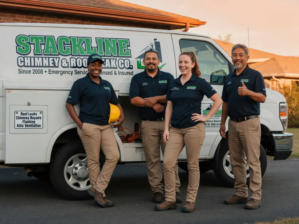 Chimney flashing repair company in Oakboro, NC